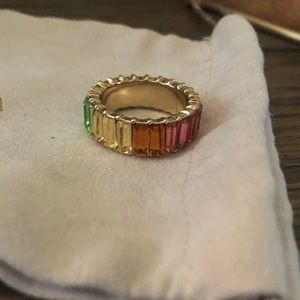 Baublebar multi color ring.. never worn.. size 8.5